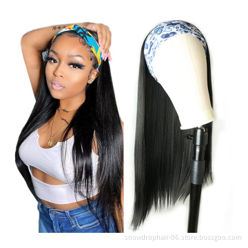 Julianna Grey Synthetic Kinky Curly Blond 1B/30 99J Synthetiques Futura 36 Afro Pineapple Turban Headband Wig